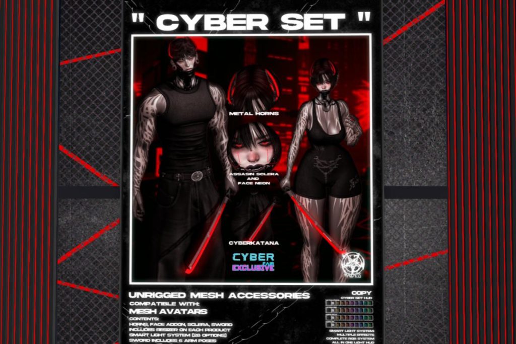 Cyber Accessories Set, L$666