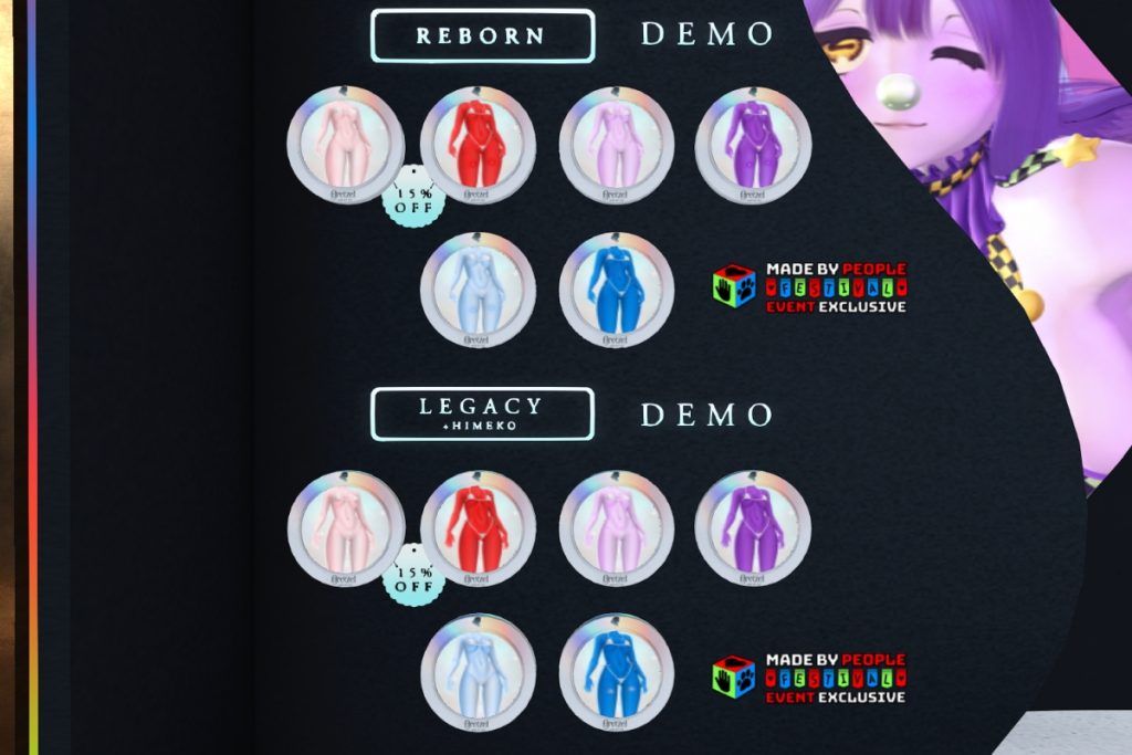 Body Skin - Legacy/Reborn/+mods, L$493-L$580 each