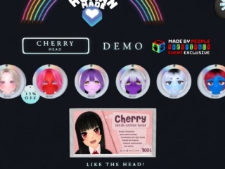 Cherry Skin - Cherry Anime Head, L$323-L$380 each