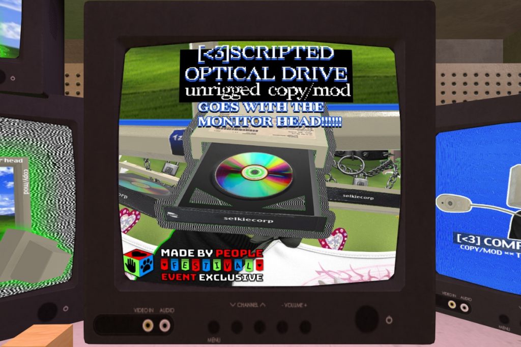 Scripted Optical Drive Accessory, L$250