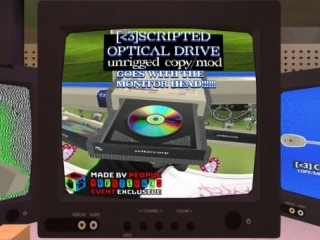 Scripted Optical Drive Accessory, L$250