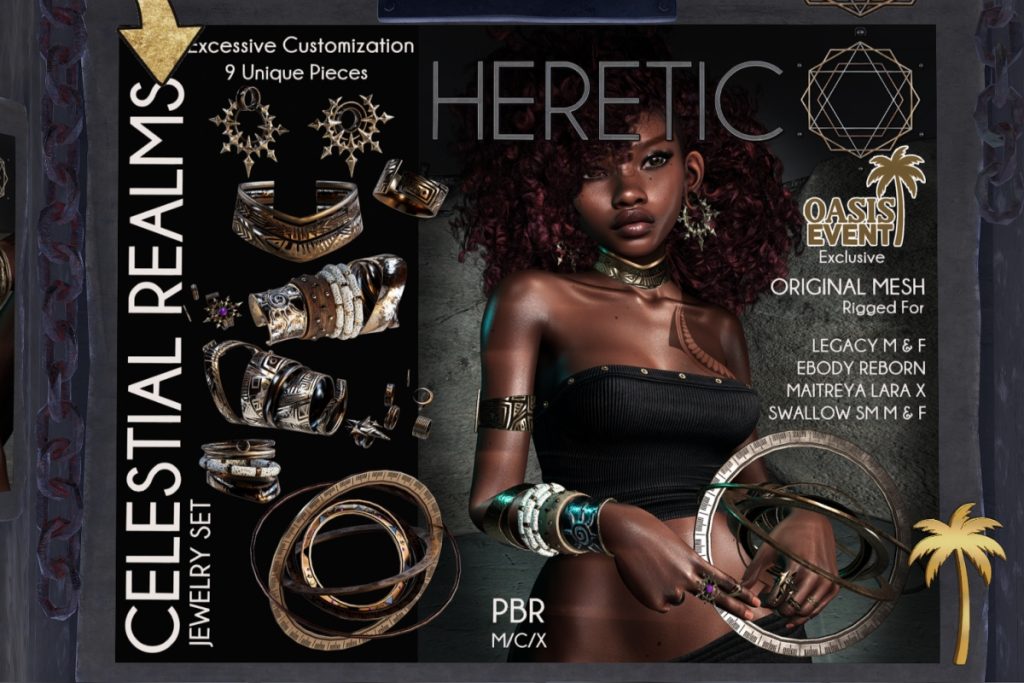 Celestial Realms Jewelry Set - Legacy M+F/MaitreyaX/Reborn, L$864
