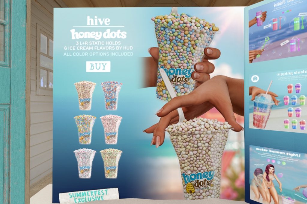 Honey Dots Ice Cream Holdable, L$350