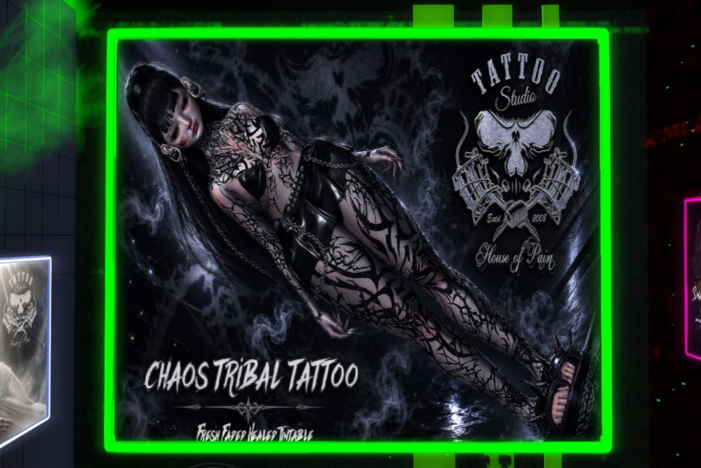 Chaos Tribal Tattoo - BOM, L$499