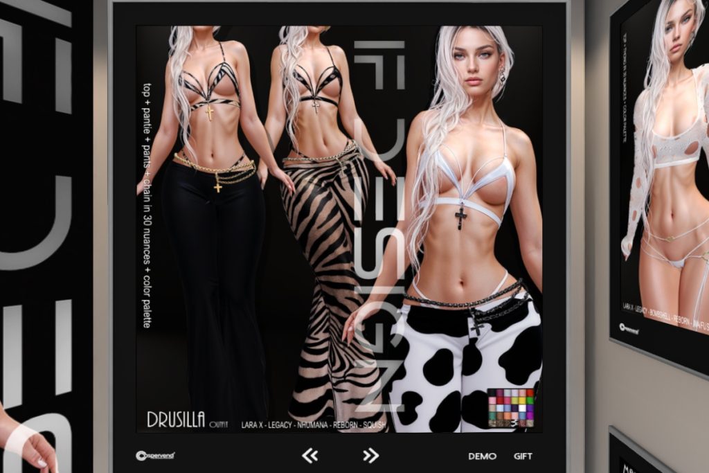 Drusilla Outfit - Legacy/MaitreyaX/Nhumana/Reborn/+mods, L$299