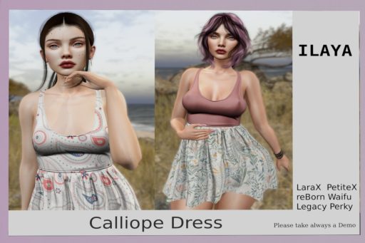 Calliope Dress - See Ad for Fits, L$220 each/L$899 FP