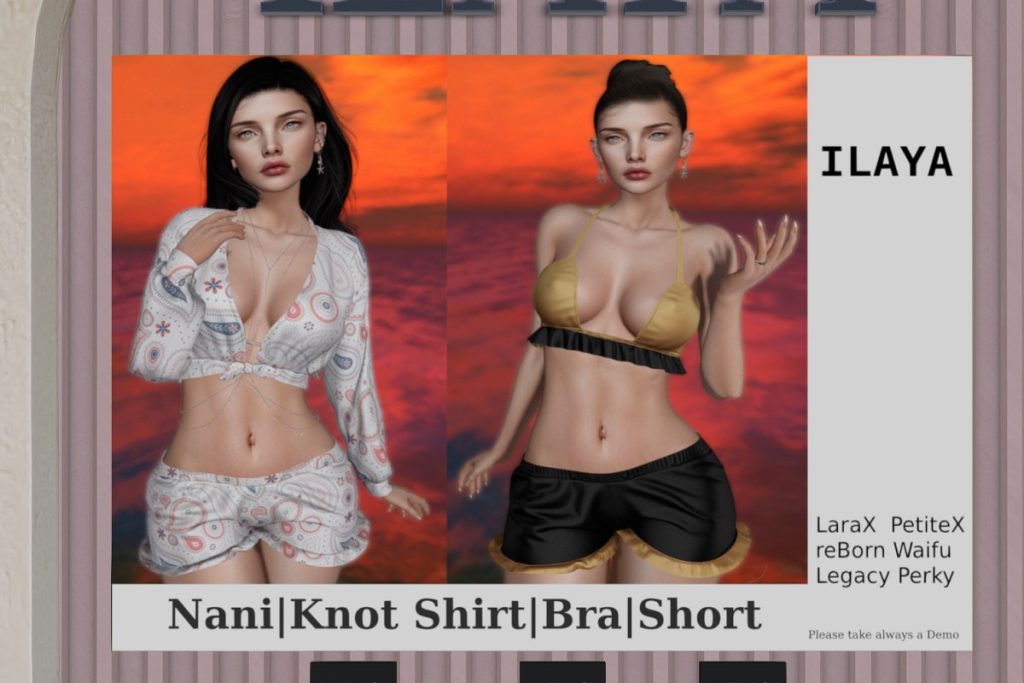 Nani Top, Bra, &amp; Shots - Legacy/MaitreyaX/Reborn/+mods, L$