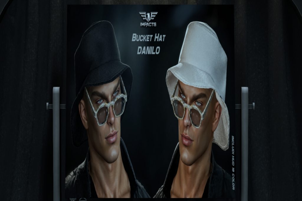 Bucket Hat Danilo, L$199 each, L$1800 FP