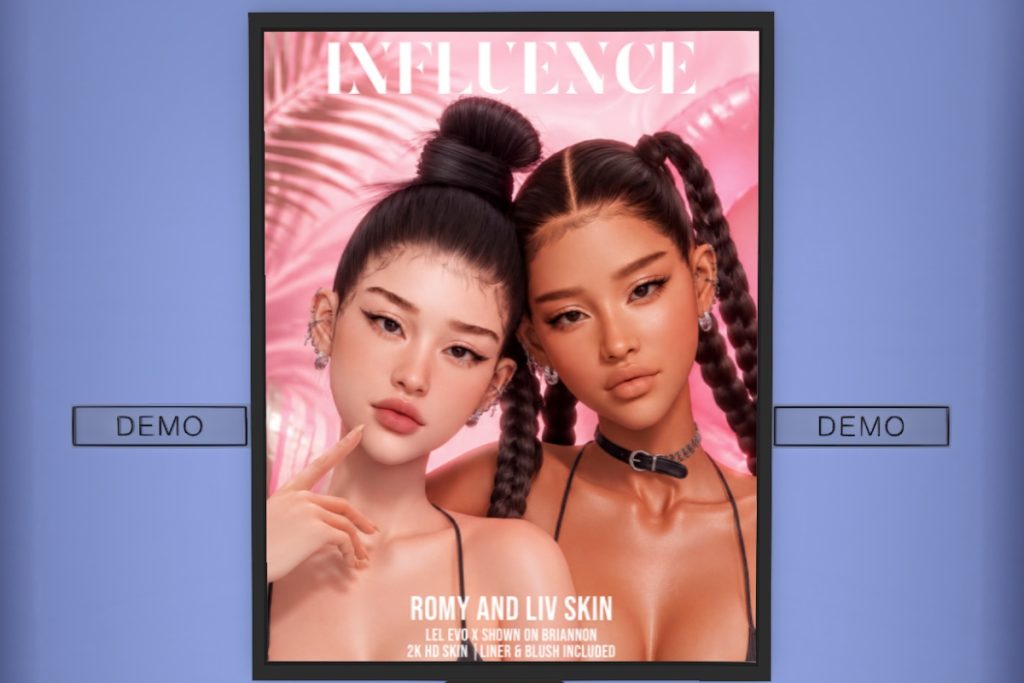 Romy and Liv Skin - EvoX/Velour, L$650 each