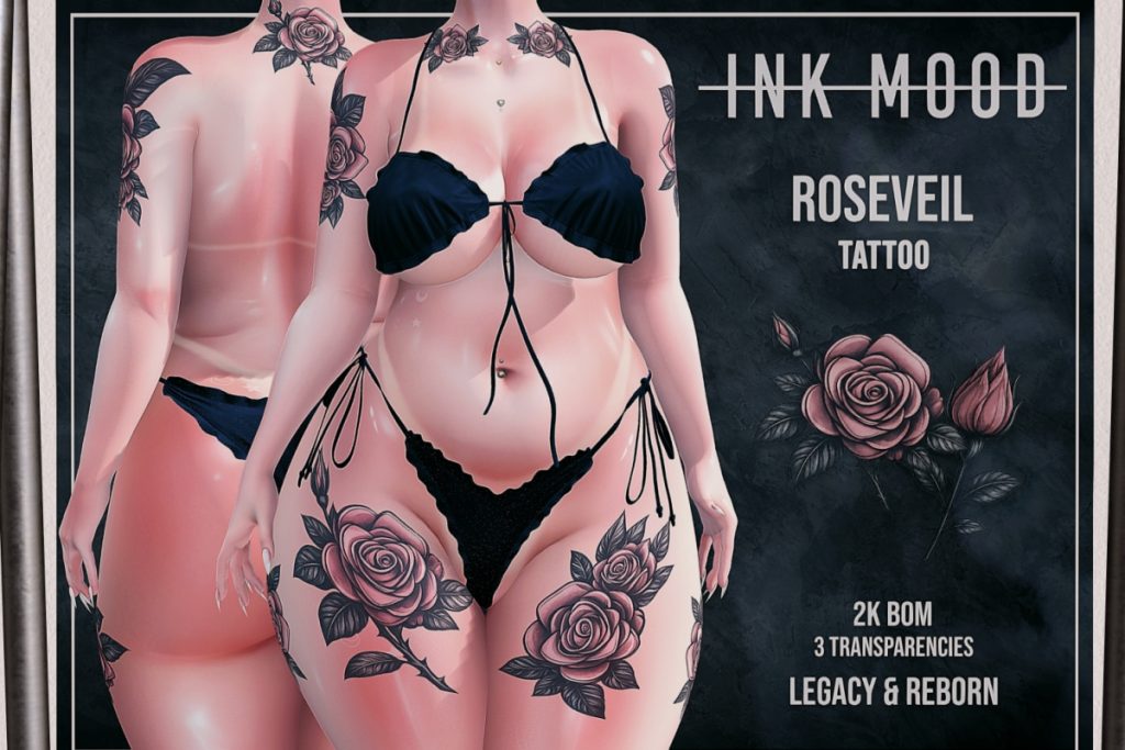 RoseVeil Tattoo - BOM, L$150