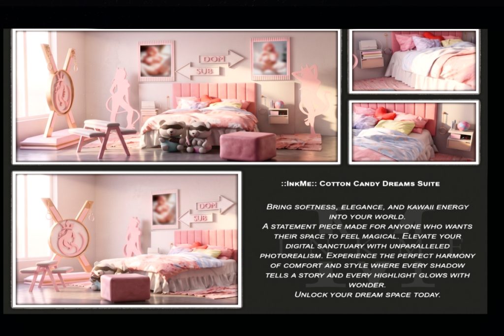 Cotton Candy Dreams Gacha, L$59 each play/L$2200 FP