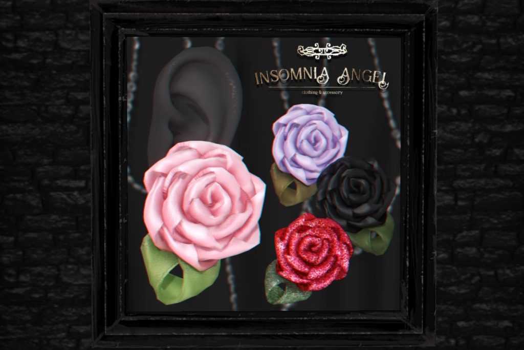 Ribbon Rose Piercing - Swallow Gauged Ears F+M S+XL, L$150