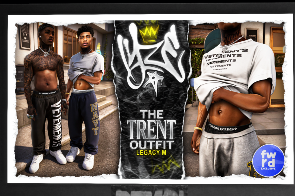Trent Outfit - Legacy, L$299-L$349 each/L$299-L$1149 each FP