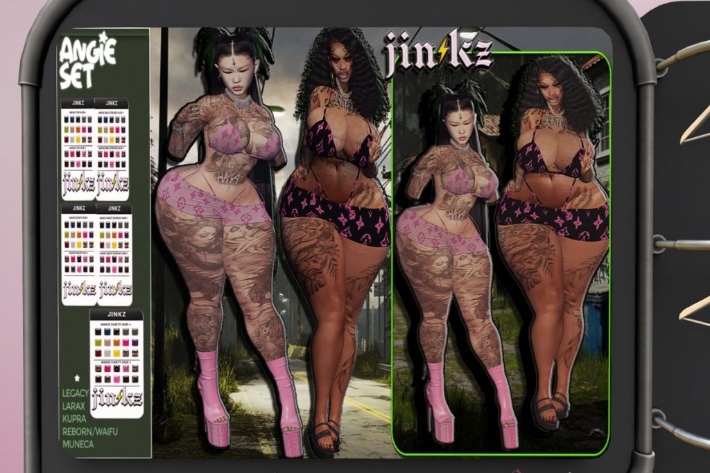 Angie Bra, Skirt and Panty - Inithium/Legacy/MaitreyaX/Reborn/Yentements/+mods, L$899 each/L$1200 each FP/L$3500 MP