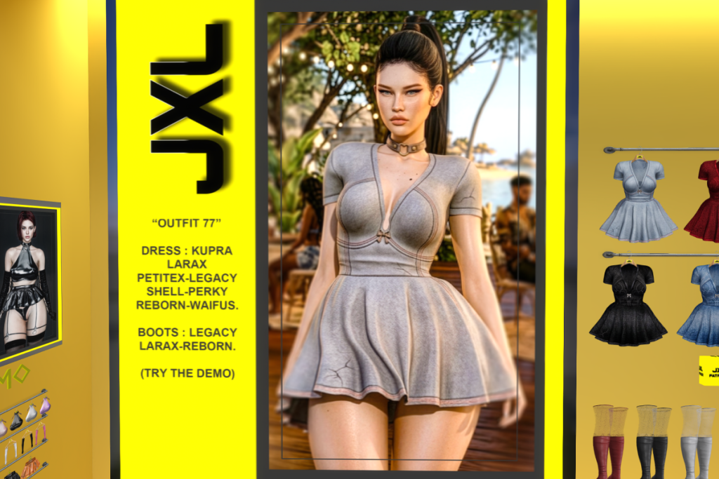 77 Dress &amp; Boots - Inithium/Legacy/MaitreyaX/Reborn/+mods, L$160 each/L$859 FP
