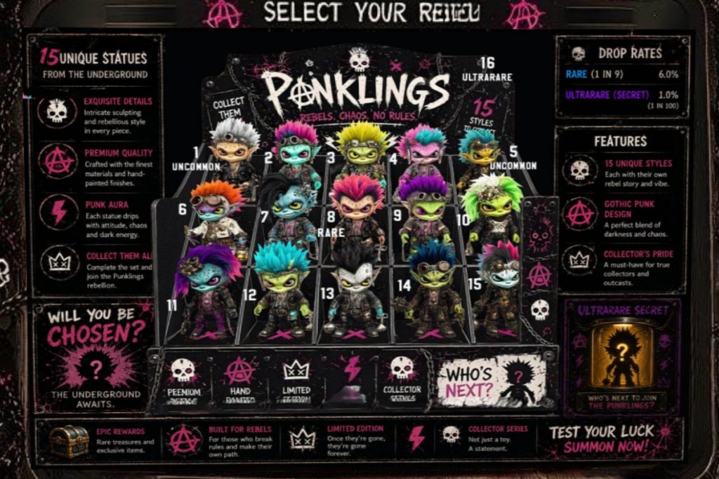 Punklings Decor, L$75 per play