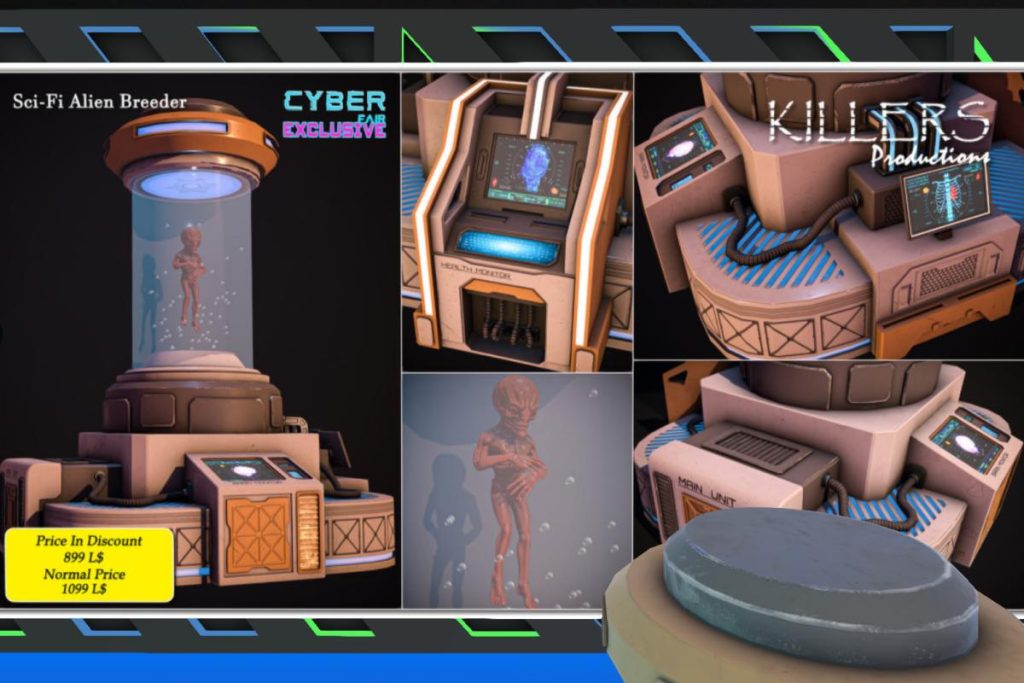 Sci-Fi Alien Breeder, L$899