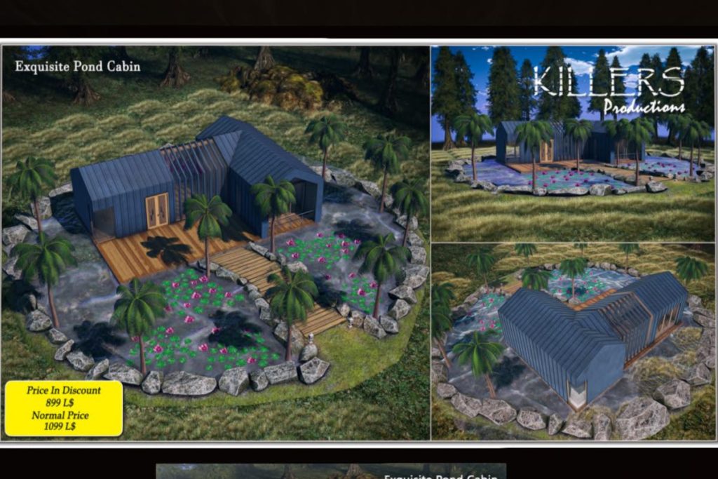 Exquisite Pond Cabin, L$1099