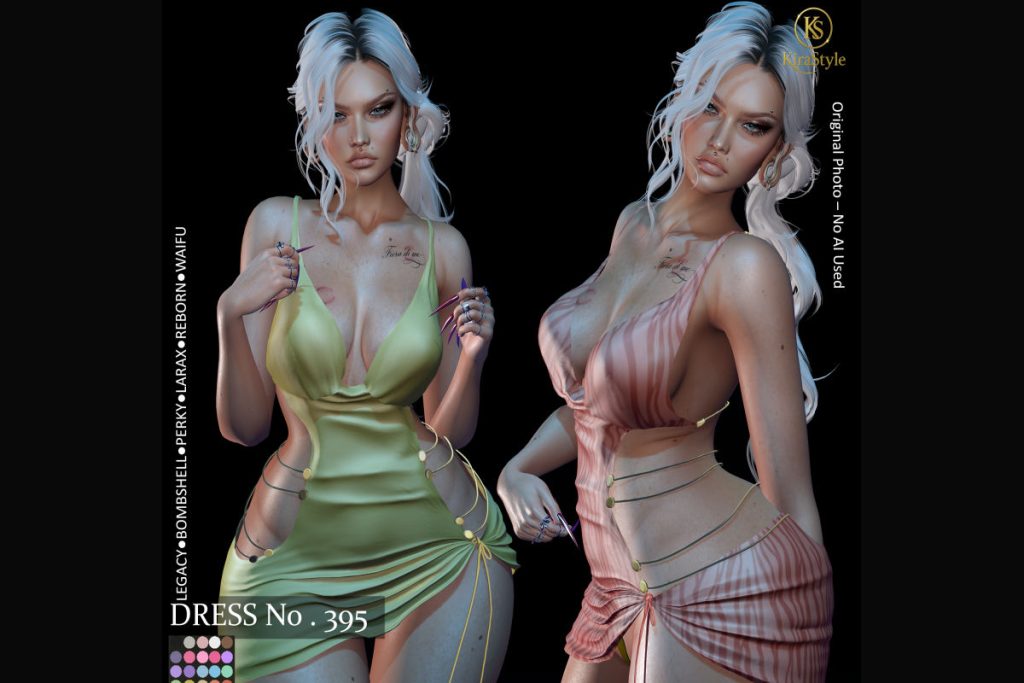 Dress No. 395  - Legacy/MaitreyaX/Reborn/+mods, $L299 each