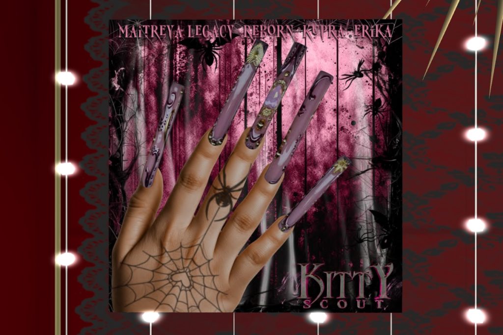 Solar Gold Nail Set - Erika/Inithium/Legacy/Maitreya/Reborn, L$200