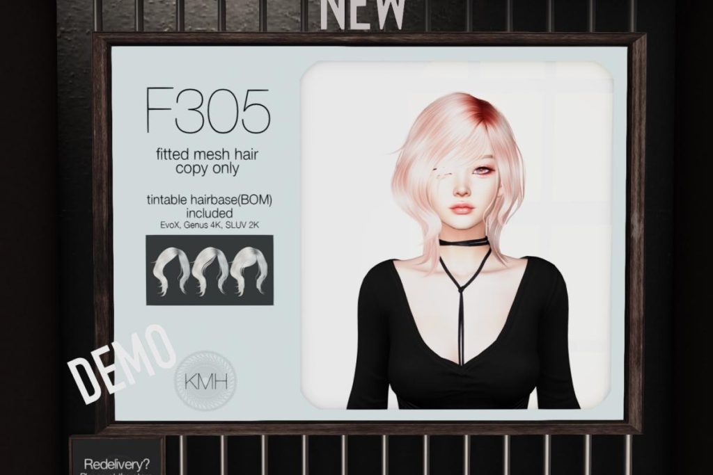 F305 Hair - EvoX/Genus/SLUV, L$325 each/L$468 FP
