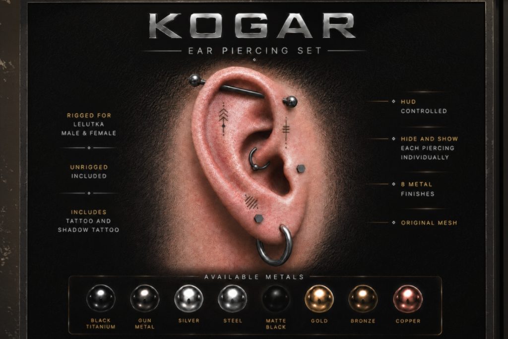 Ear Piercing Set - EvoX, L$399