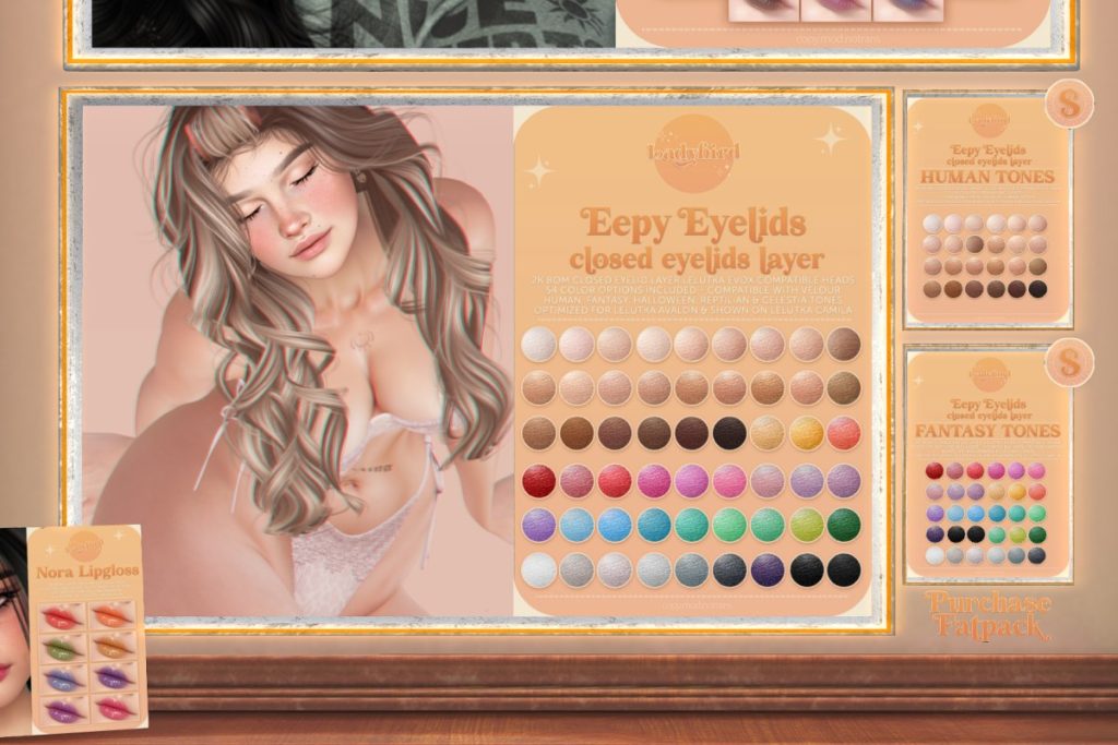 Eepy Eyelids - EvoX, L$225 each