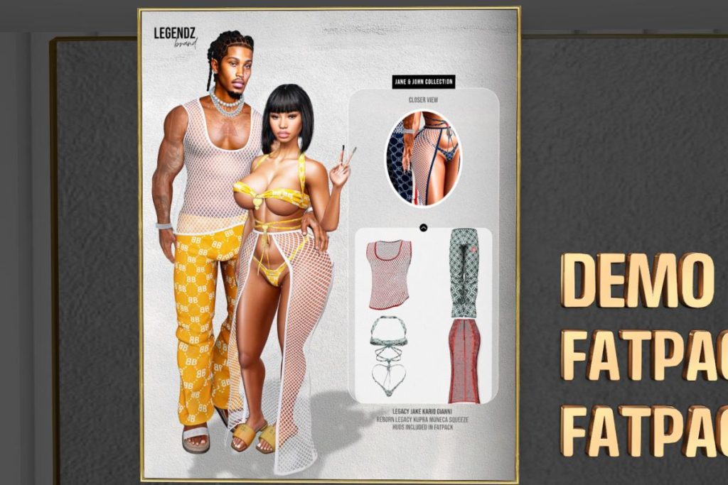 Female Outfit: Jane Collection - Inithium/Legacy/Reborn/Yentements/+mods, L$249 each/L$999 FP
