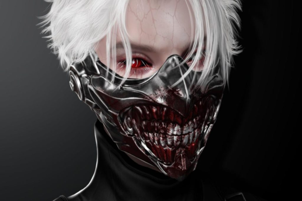 Bloodline Mask, L$400 each/L$850 FP