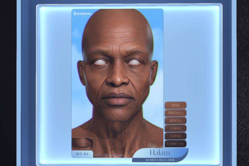 Hakim Skin - EvoX, L$700 each/L$1800 FP