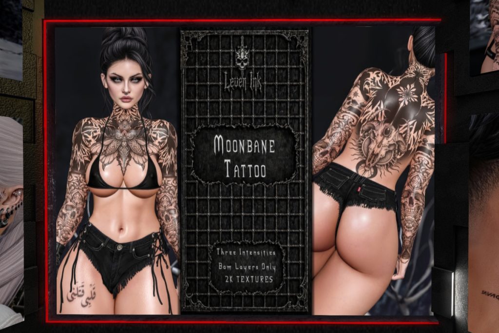 Moonbane Tattoo - BOM, L$399