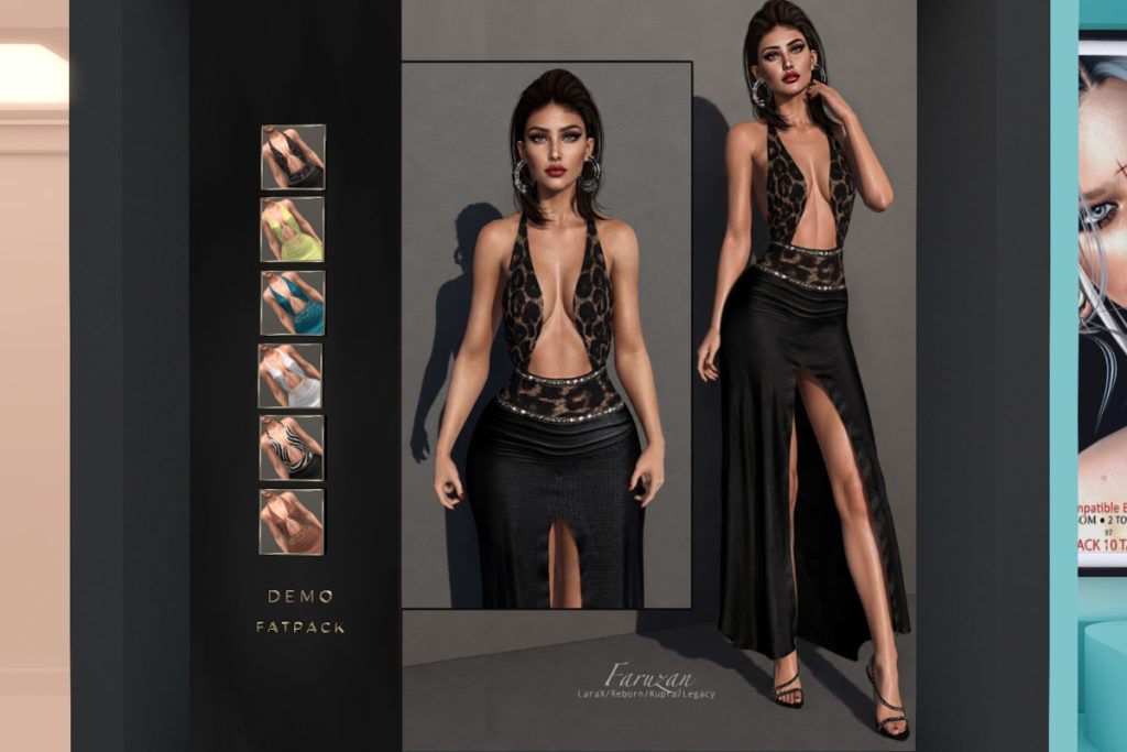 Faruzan Dress - Inithium/Legacy/MaitreyaX/Reborn, L$280 each/L$999 FP