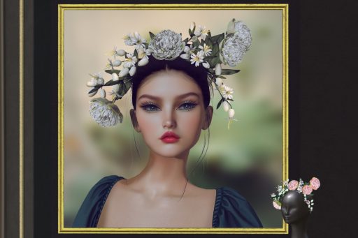 Silene Floral Headband, L$50