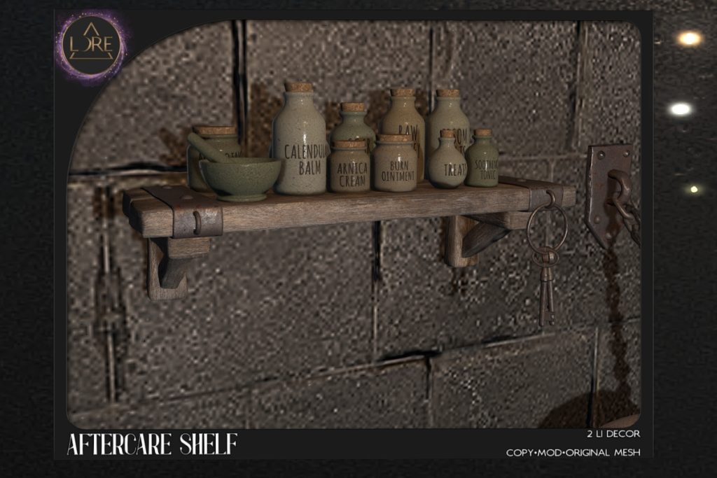 Aftercare Shelf, L$250