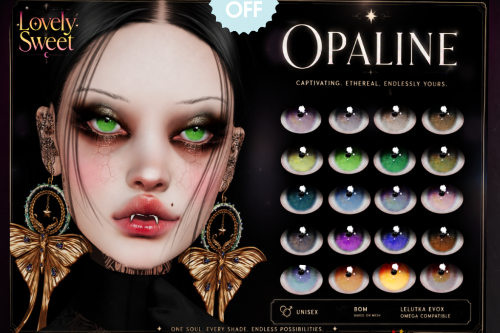 Opaline Eyes, $L225 each