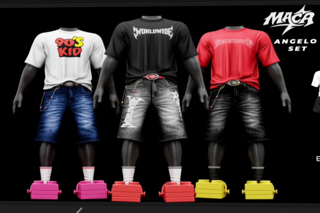 Angelo Set - See Demo for Fits, L$299 each/L$999 each FP