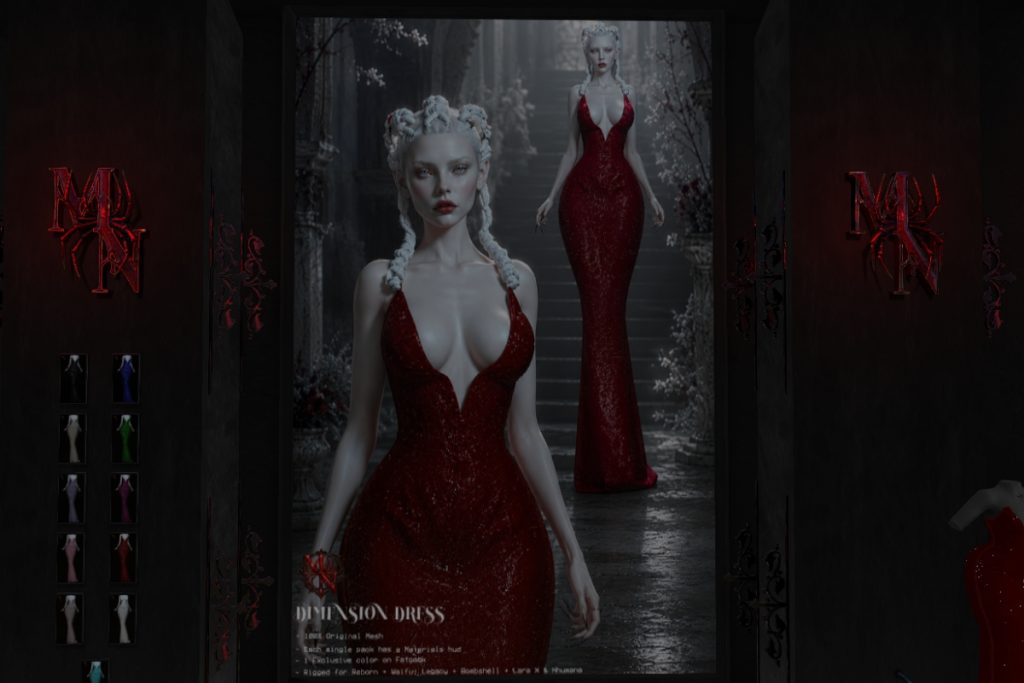 Dimension Dress - Legacy/MaitreyaX/Nhumana/Reborn/+mods, L$350 each/L$2050 FP