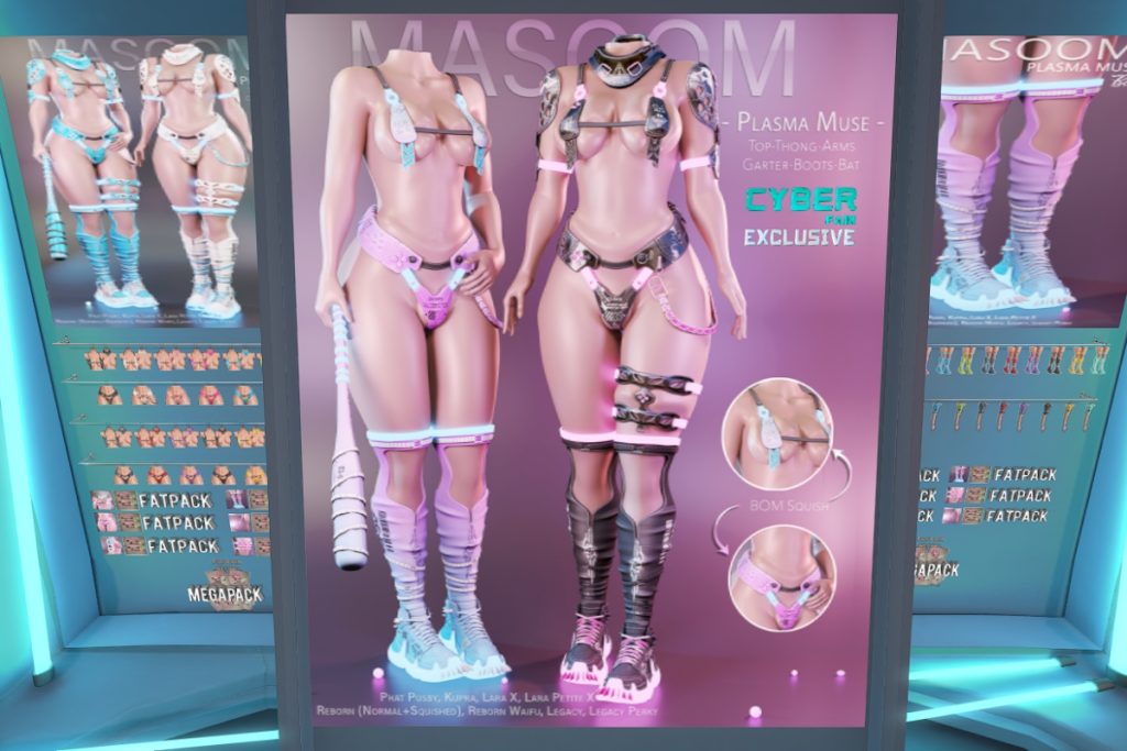 Plasma Muse - Legacy/MaitreyaX/Reborn/+mods, L$255 each/L$1555 each FP/L$3955 each MP