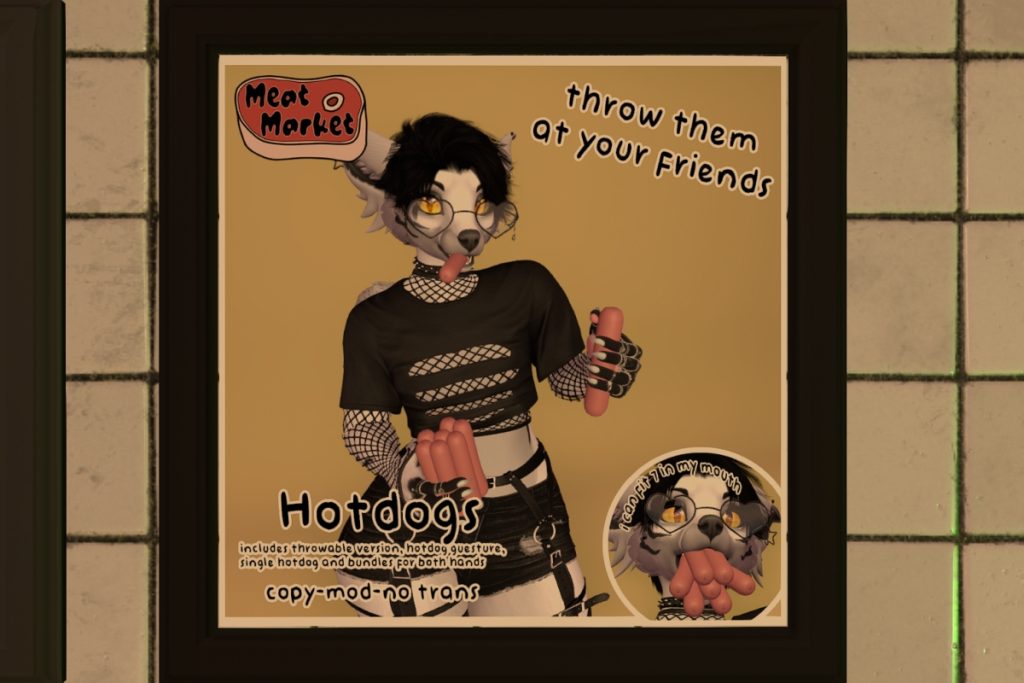 Hot Dogs Holdable Accessory, L$99