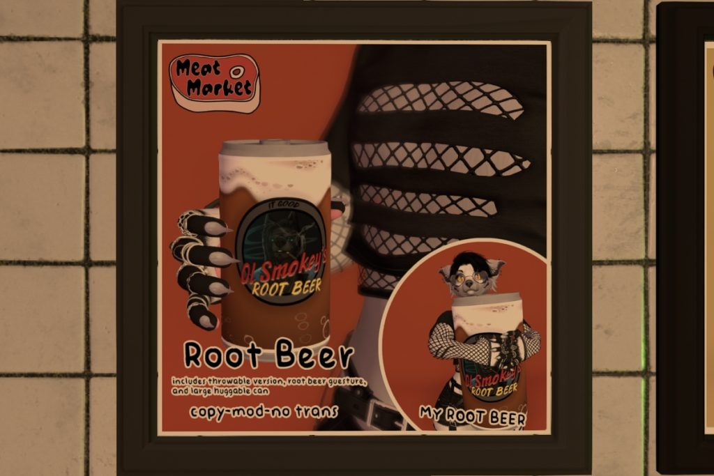 Root Beer Holdable Accessory, L$99