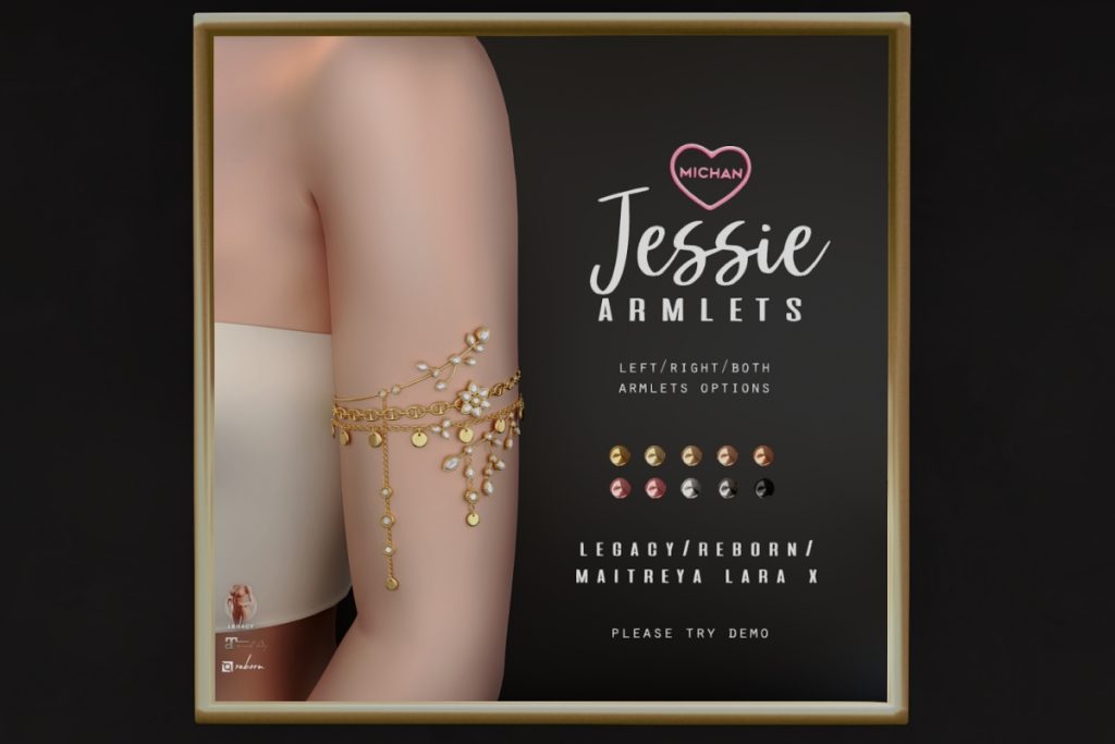Jessie Armlets - Legacy/MaitreyaX/Reborn, L$399 each/L$550 FP