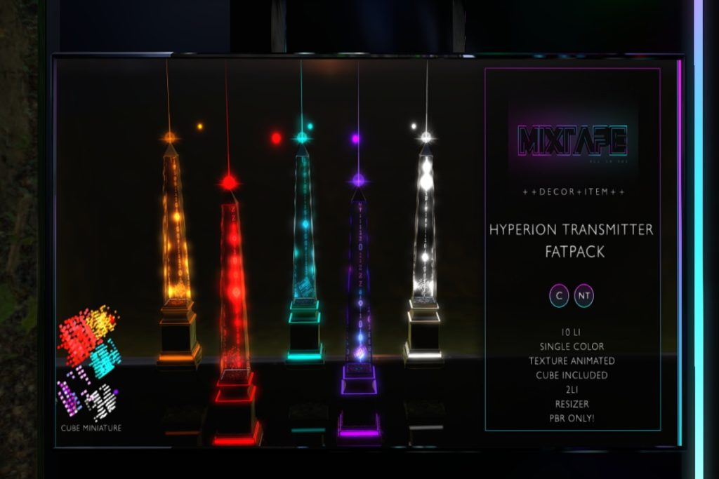 Hyperion Transmitter, L$489 each/L$1199 FP