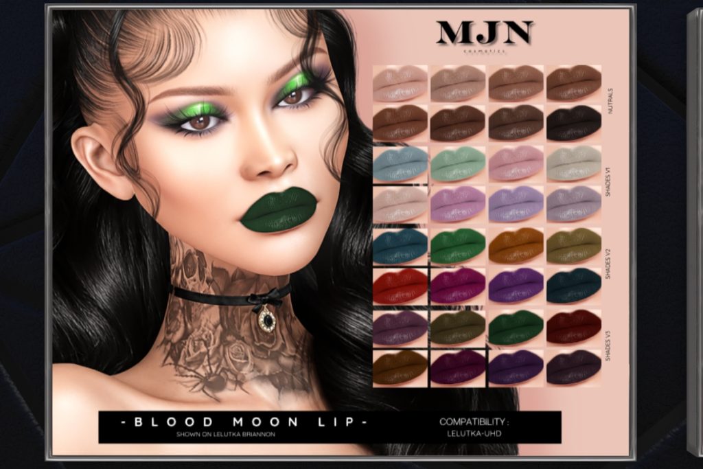 Blood Mood Lip - EvoX, L$199 each/L$599 FP