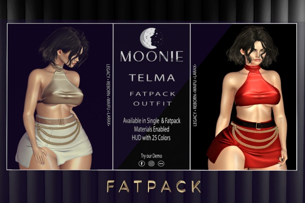 Telma Outfit - Legacy/MaitreyaX/Reborn/+mods, L$165 each/L$450 FP