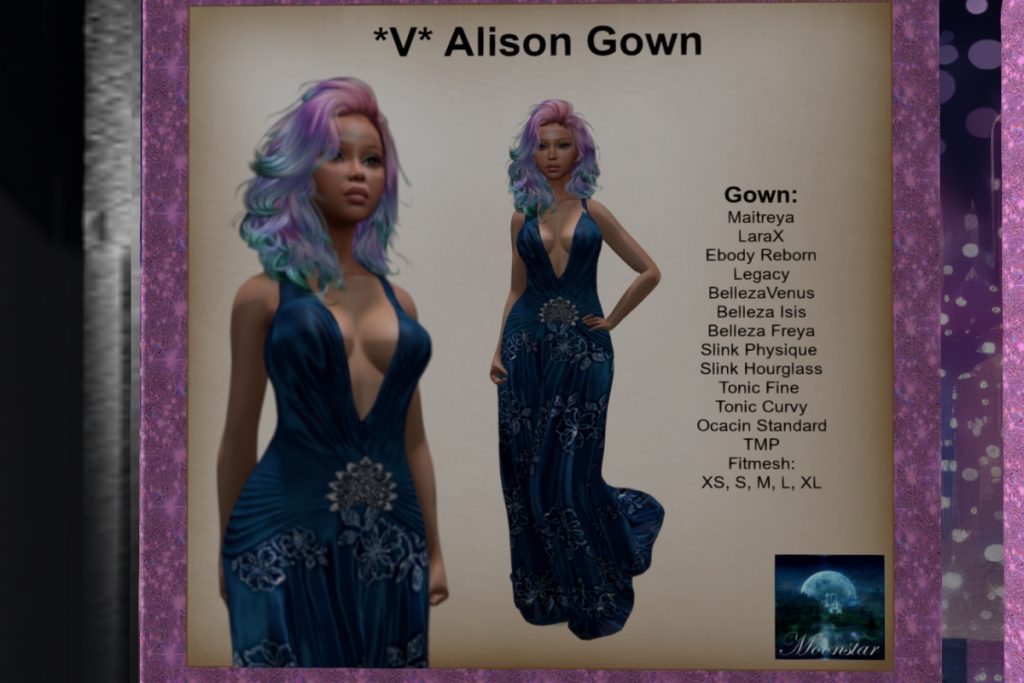 Alison Gown - See Ad For Fits, L$150