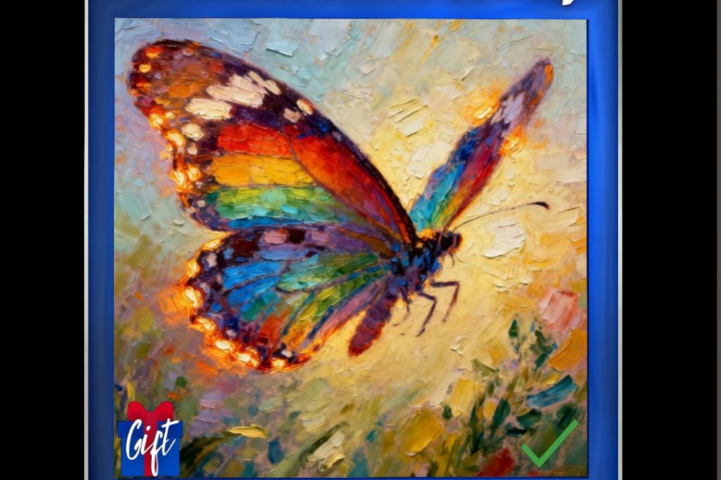 Butterfly Painting, L$150