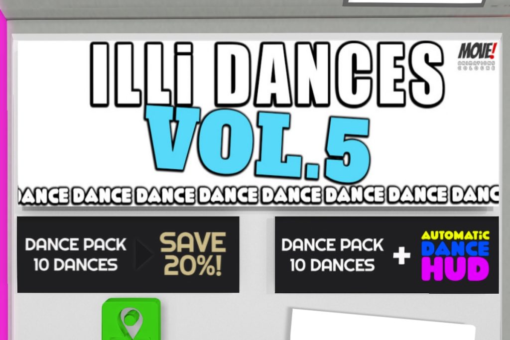 Illi Vol 5 Dances, L$300 each/L$2399-L$3199 each FP
