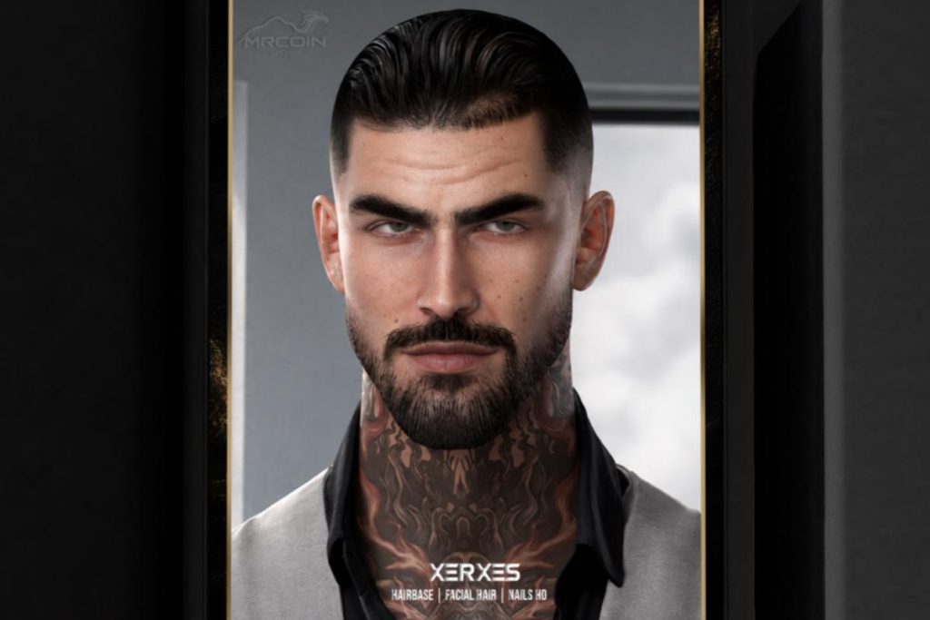 Xerxes Hairbase, Facial Hair &amp; Nails - EvoX, L$700