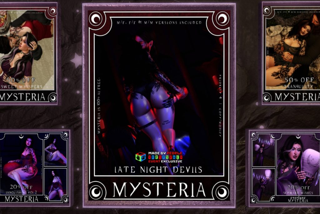 Late Night Devils Couple Pose, L$200