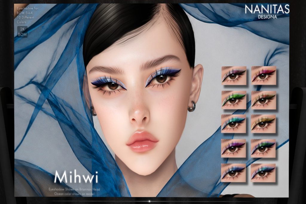 Mihwi Eyeshadoes - EvoX, L$250